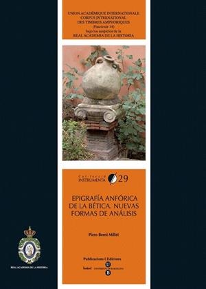 EPIGRAFIA ANFORICA DE LA BETICA. NUEVAS FORMAS DE ANALISIS | 9788447533404 | BERNI MILLET, PIERO | Llibreria La Gralla | Llibreria online de Granollers