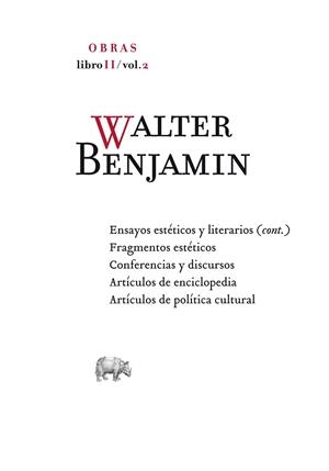 WALTER BENJAMIN OBRAS LIBRO II VOL 2 | 9788496775497 | BENJAMIN, WALTER | Llibreria La Gralla | Librería online de Granollers