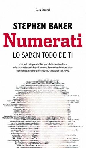 NUMERATI. LO SABEN TODO DE TI | 9788432231957 | BAKER, STEPHEN | Llibreria La Gralla | Librería online de Granollers