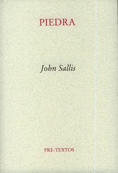 PIEDRA | 9788481919851 | SALLIS, JOHN | Llibreria La Gralla | Librería online de Granollers