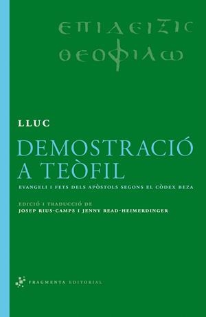DEMOSTRACIO A TEOFIL | 9788492416172 | LLUC | Llibreria La Gralla | Librería online de Granollers