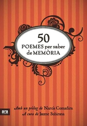 50 POEMES PER DE SABER DE MEMORIA | 9788492907861 | Llibreria La Gralla | Llibreria online de Granollers