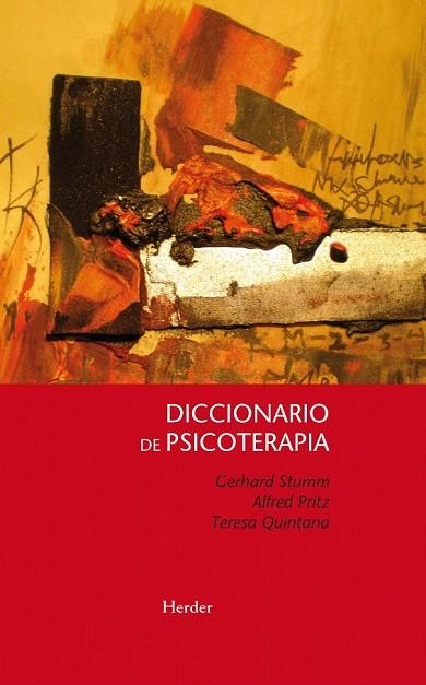 DICCIONARIO DE PSICOTERAPIA | 9788425424373 | STUMM, GERHARD; PRITZ, ALFRED; QUINTANA, TERESA | Llibreria La Gralla | Llibreria online de Granollers