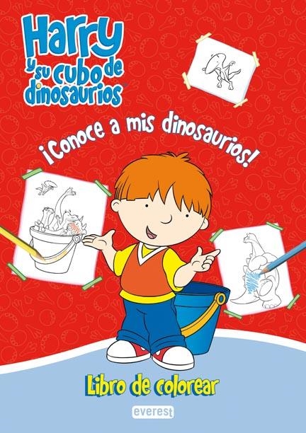 CONOCE A MIS DINOSAURIOS! (HARRY Y SU CUBO DE DINOSAURIOS) LIBRO DE COLOREAR | 9788444164724 | ADRIAN REYNOLDS/IAN WHYBROW | Llibreria La Gralla | Librería online de Granollers