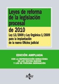 LEYES DE REFORMA DE LA LEGISLACIÓN PROCESAL DE 2010 | 9788430950362 | Llibreria La Gralla | Librería online de Granollers