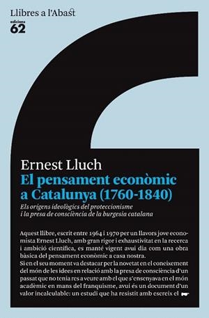 PENSAMENT ECONOMIC A CATALUNYA (1760-1840), EL | 9788429763645 | LLUCH, ERNEST | Llibreria La Gralla | Llibreria online de Granollers