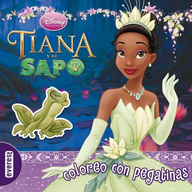 TIANA Y EL SAPO. COLOREO CON PEGATINAS | 9788444163420 | WALT DISNEY COMPANY | Llibreria La Gralla | Librería online de Granollers