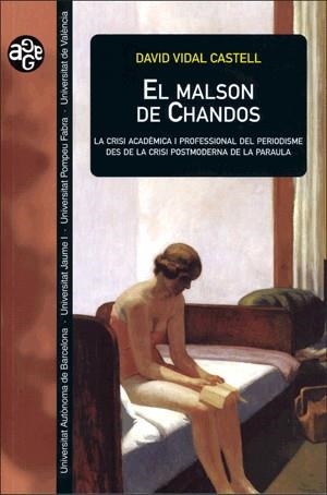 MALSON DE CHANDOS, EL | 9788437060224 | VIDAL CASTELL, DAVID | Llibreria La Gralla | Librería online de Granollers
