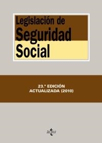 LEGISLACIÓN DE SEGURIDAD SOCIAL (23 ED 2010) | 9788430950669 | Llibreria La Gralla | Librería online de Granollers