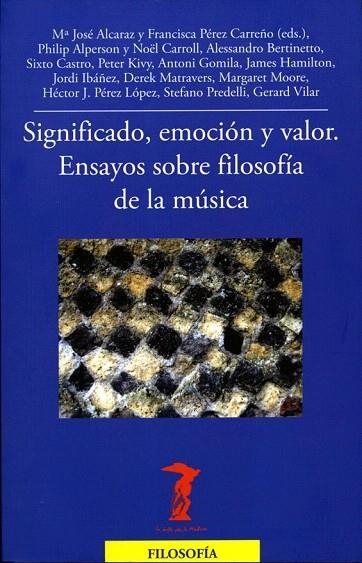 SIGNIFICADO, EMOCIÓN Y VALOR | 9788477746966 | AA.VV. | Llibreria La Gralla | Librería online de Granollers