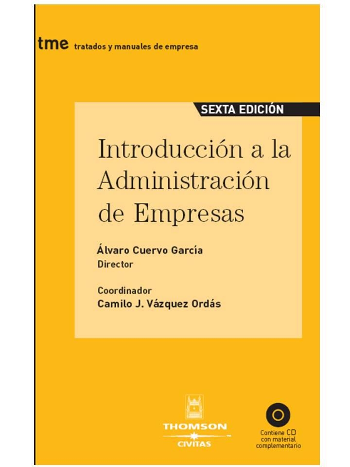 INTRODUCCION A LA ADMINISTRACION DE EMPRESAS | 9788447028672 | CUERVO, ALVARO | Llibreria La Gralla | Librería online de Granollers