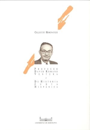 DE HISTORIA JUDIA HISPANICA | 9788478754533 | ROMANO, DAVID | Llibreria La Gralla | Llibreria online de Granollers
