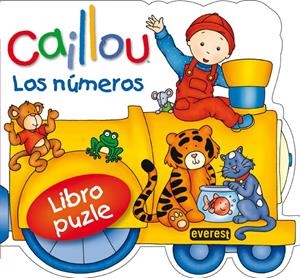 CAILLOU. LOS NÚMEROS. LIBRO PUZLE | 9788444166162 | CHOUETTE PUBLISHING | Llibreria La Gralla | Librería online de Granollers