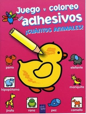 JUEGO Y COLOREO CON ADHESIVOS. CUANTOS ANIMALES! | 9788408075585 | AA VV | Llibreria La Gralla | Librería online de Granollers