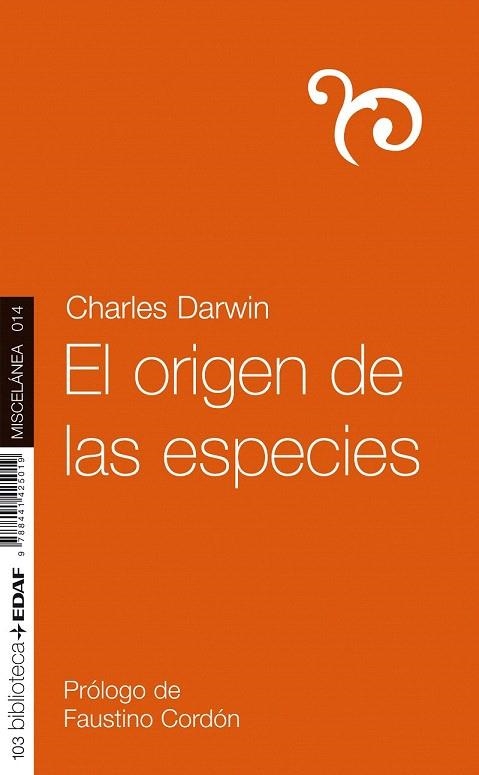 ORIGEN DE LAS ESPECIES | 9788441425019 | DARWIN, CHARLES | Llibreria La Gralla | Llibreria online de Granollers