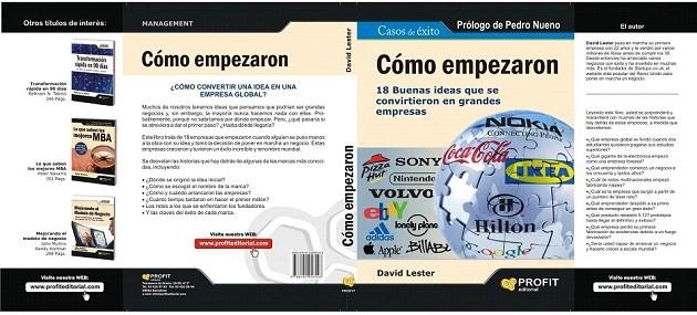 CÓMO EMPEZARON. 18 BUENAS IDEAS QUE SE CONVIRTIERON EN GRANDES EMPRESAS | 9788492956548 | LESTER, DAVID | Llibreria La Gralla | Librería online de Granollers