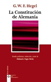 CONSTITUCIÓN DE ALEMANIA, LA | 9788430950300 | HEGEL, GEORG WILHELM FRIEDRICH | Llibreria La Gralla | Llibreria online de Granollers