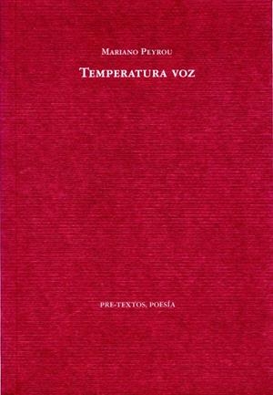 TEMPERATURA VOZ | 9788492913282 | PEYROU, MARIANO | Llibreria La Gralla | Llibreria online de Granollers