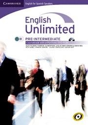 ENGLISH UNLIMITED PRE-INTERMEDIATE B1 COURSEBOOK WITH E-PORTFOLIO DVD-ROM | 9788483233627 | TILBURY, ALEX/Y OTROS | Llibreria La Gralla | Librería online de Granollers