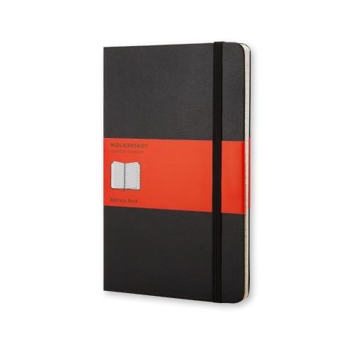 LLIBRETA MOLESKINE CLASSIC 9X14CM ADDRESS BOOK NEGRA | 9788883701016 | Llibreria La Gralla | Librería online de Granollers