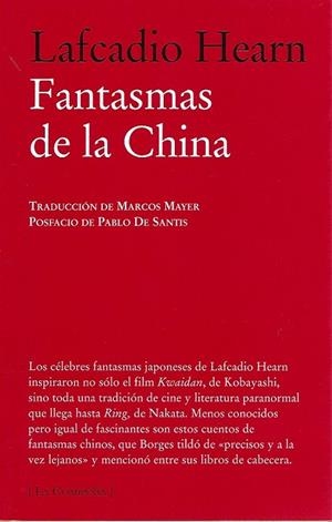 FANTASMA DE LA CHINA, EL  | 9788483930786 | HEARN, LAFCADIO | Llibreria La Gralla | Librería online de Granollers