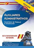 AUXILIARES ADMINISTRATIVOS. MINISTERIO DE TRABAJO E INMIGRACION. TEMARIO Y TEST | 9788467660920 | VALTUEÑA CAPARROS, YOLANDA/PEÑARANDA PARDO, TERESA FELICIDAD/MORAL BAENA, FRANCISCA Mª | Llibreria La Gralla | Librería online de Granollers