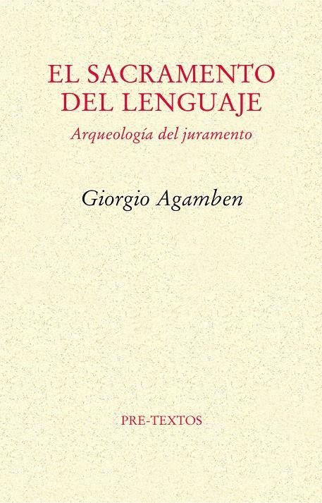 SACRAMENTO DEL LENGUAJE, EL | 9788415297246 | AGAMBEN, GIORGIO | Llibreria La Gralla | Llibreria online de Granollers