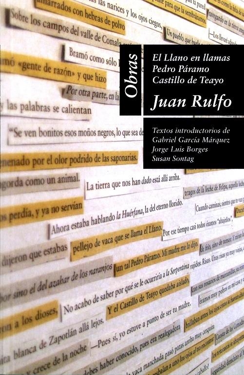 JUAN RULFO OBRAS (EL LLANO EN LLAMAS; PEDRO PÁRAMO; CASTILLO DE TEAYO) | 9788415118084 | RULFO, JUAN | Llibreria La Gralla | Librería online de Granollers