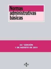 NORMAS ADMINISTRATIVAS BÁSICAS (ED. 2011) | 9788430953769 | AA.VV | Llibreria La Gralla | Librería online de Granollers