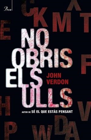 NO OBRIS ELS ULLS | 9788475882505 | VERDON, JOHN | Llibreria La Gralla | Librería online de Granollers