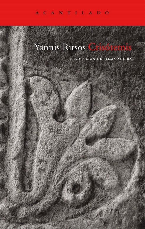 CRISÓTEMIS | 9788415277217 | RITSOS, YANNIS | Llibreria La Gralla | Librería online de Granollers