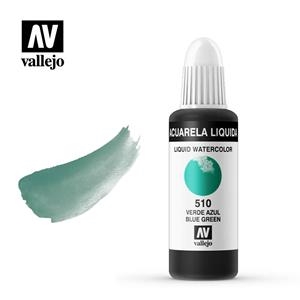 AQUAREL. LÍQUIDA VALLEJO 32ML 510-VERD BLAU | VAL335102 | 335102 | Llibreria La Gralla | Librería online de Granollers
