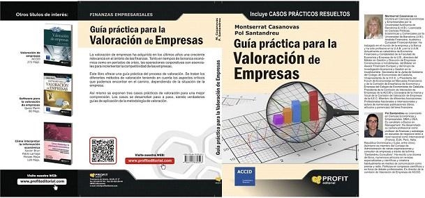 GUÍA PRÁCTICA PARA LA VALORACIÓN DE EMPRESAS | 9788415330523 | CASANOVAS RAMÓN, MONTSERRAT; SANTANDREU GRÀCIA, POL | Llibreria La Gralla | Llibreria online de Granollers
