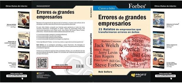 ERRORES DE GRANDES EMPRESARIOS | 9788415330493 | SELLERS, BOB | Llibreria La Gralla | Llibreria online de Granollers