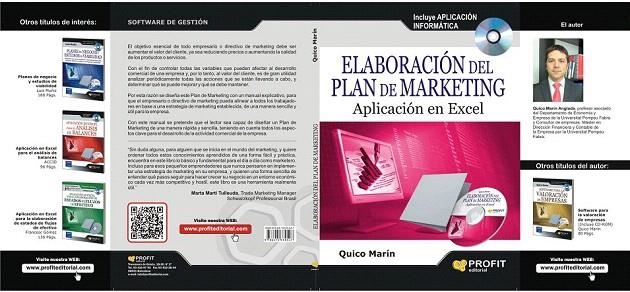 ELABORACIÓN DEL PLAN DE MARKETING. APLICACIÓN EN EXCEL | 9788415330547 | MARÍN ANGLADA, QUICO | Llibreria La Gralla | Llibreria online de Granollers