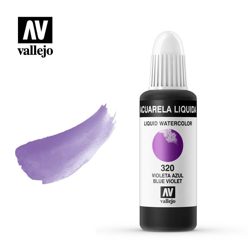AQUAREL. LÍQUIDA VALLEJO 32ML 320-VIOLETA BLAU | VAL333207 | 333207 | Llibreria La Gralla | Librería online de Granollers
