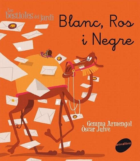 BLANC ROS I NEGRE (LLETRA LLIGADA. LES BESTIOLES DEL JARDÍ, 8) | 9788415095392 | ARMENGOL, GEMMA; JUVE, ÒSCAR | Llibreria La Gralla | Librería online de Granollers