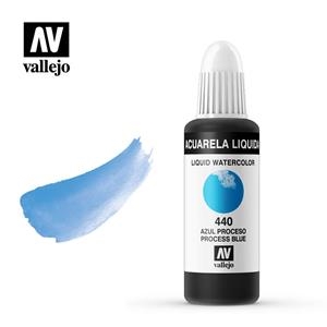 AQUAREL. LÍQUIDA VALLEJO 32ML 440-BLAU PROCÈS | VAL334402 | 334402 | Llibreria La Gralla | Llibreria online de Granollers