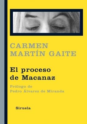 PROCESO DE MACANAZ, EL | 9788498415711 | MARTÍN GAITE, CARMEN | Llibreria La Gralla | Llibreria online de Granollers