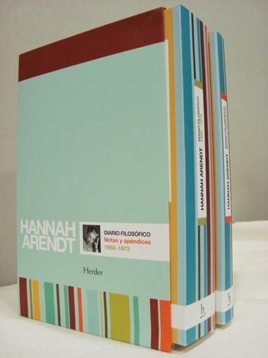 DIARIO FILOSÓFICO. NOTAS Y APENDICES 1950-1973 (ESTUCHE 2 VOLS.) | 9788425429217 | ARENDT, HANNAH | Llibreria La Gralla | Llibreria online de Granollers