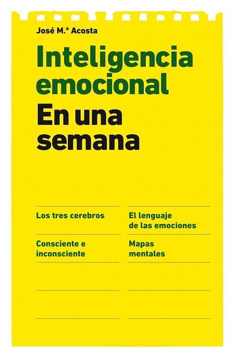 INTELIGENCIA EMOCIONAL EN UNA SEMANA | 9788498751673 | ACOSTA VERA, JOSÉ MARÍA | Llibreria La Gralla | Librería online de Granollers