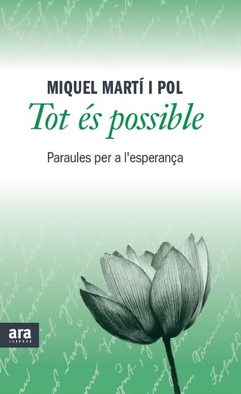 TOT ÉS POSSIBLE | 9788415642473 | MARTÍ I POL, MIQUEL | Llibreria La Gralla | Librería online de Granollers