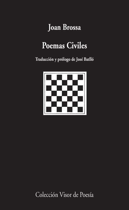 POEMAS CIVILES  (EDICIÓ BILINGÜE) | 9788475222486 | BROSSA, JOAN | Llibreria La Gralla | Llibreria online de Granollers