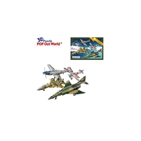 AVIONS DE COMBAT. PUZLE 3D | 8809071372755 | POP OUT WORLD | Llibreria La Gralla | Llibreria online de Granollers