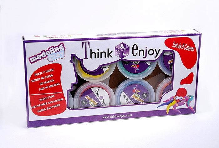 SET DE 8 COLORES MODELING CLAY | 6901112000091 | THINK ENJOY | Llibreria La Gralla | Librería online de Granollers