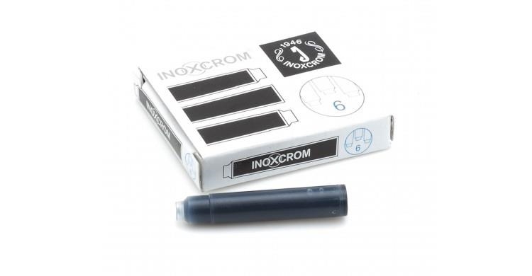 RECANVI PLOMA INOXCROM 6 CARTUTXOS NEGRE | 8436548540685 | INO41505002 | Llibreria La Gralla | Librería online de Granollers