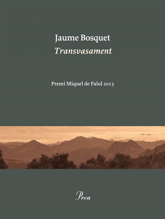 TRANSVASAMENT | 9788475884752 | BOSQUET, JAUME | Llibreria La Gralla | Llibreria online de Granollers