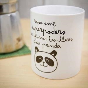 TASSA AMB SUPERPODERS PER ESBORRAR LES ULLERES D'ÓS PANDA | 8436547180332 | Llibreria La Gralla | Librería online de Granollers