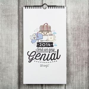 CALENDARI 2014 MR. WONDERFULL. SERÀ UN ANY GENIAL | 8436547183135 | Llibreria La Gralla | Librería online de Granollers