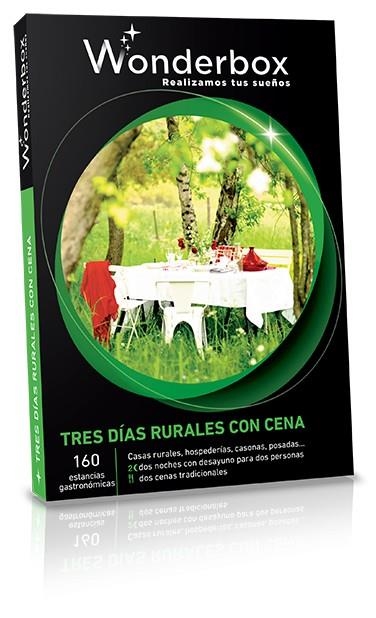 TRES DÍAS RURALES CON CENA (WONDERBOX 2016) | 3760228441999 | WONDERBOX | Llibreria La Gralla | Llibreria online de Granollers